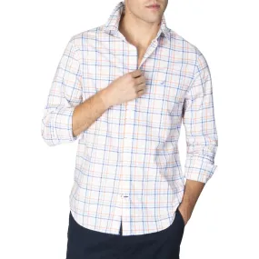 NAUTICA Men's Navtech Plaid Long Sleeve Slim Fit Shirt