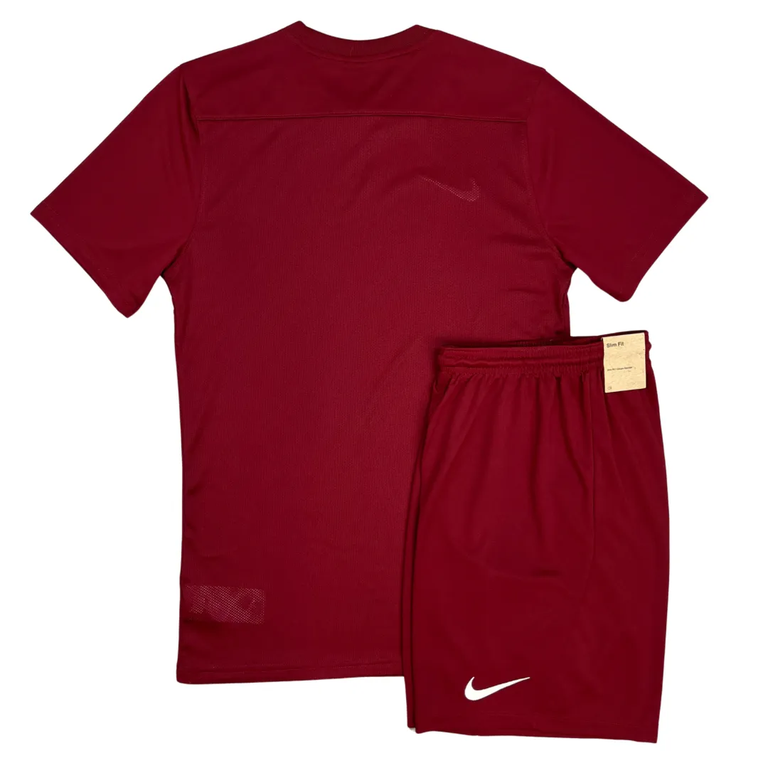 Nike Dri-Fit Tshirt / Shorts Set - Burgundy