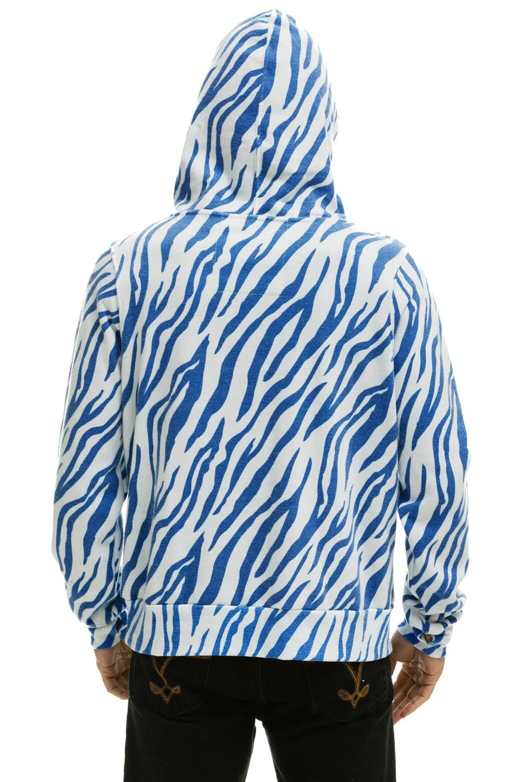 NINJA PULLOVER HOODIE - BLUE TIGER