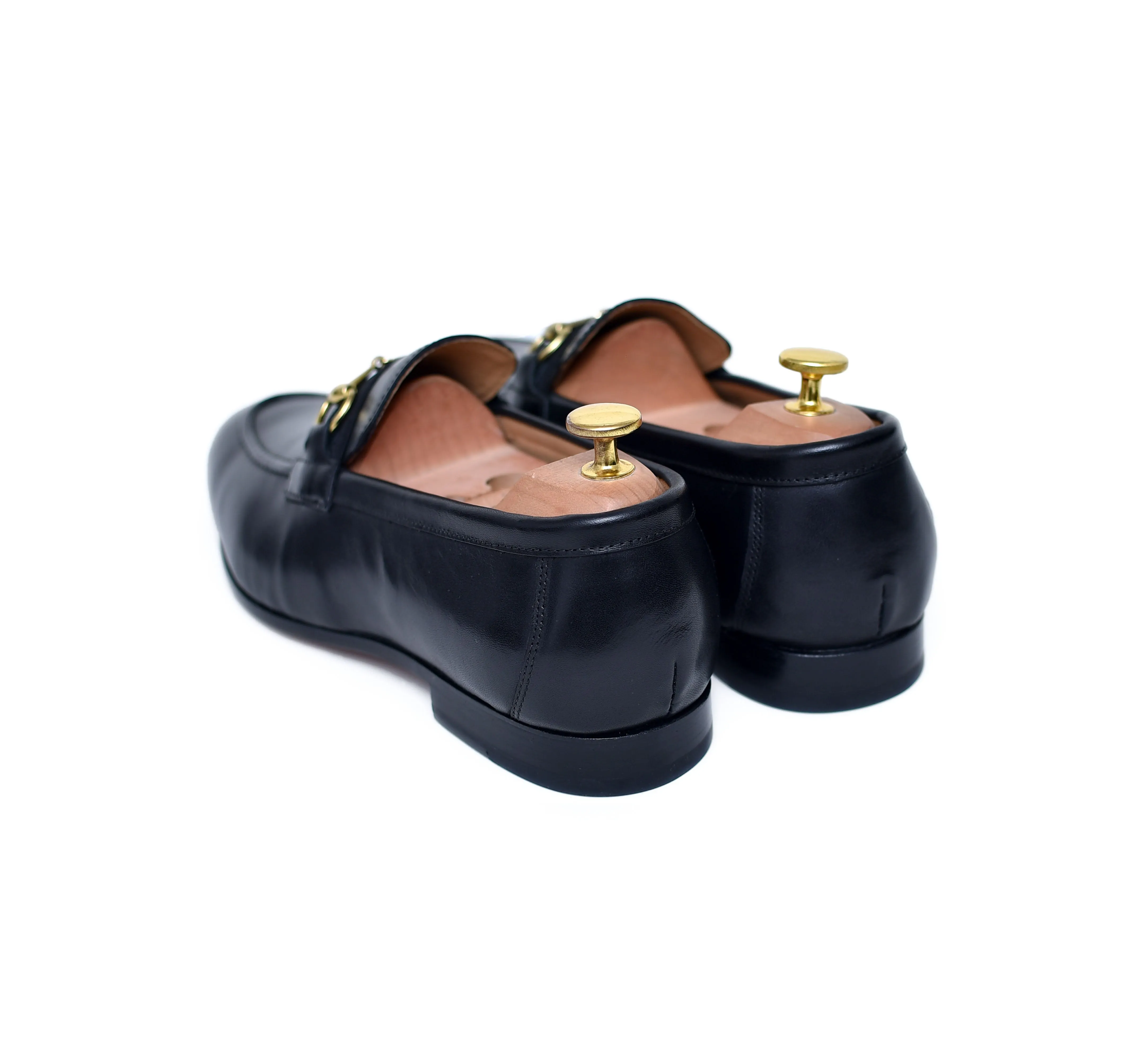 Oscar - Black Leather Loafers