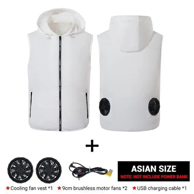 Outdoor Summer Cooling Fan Jacket