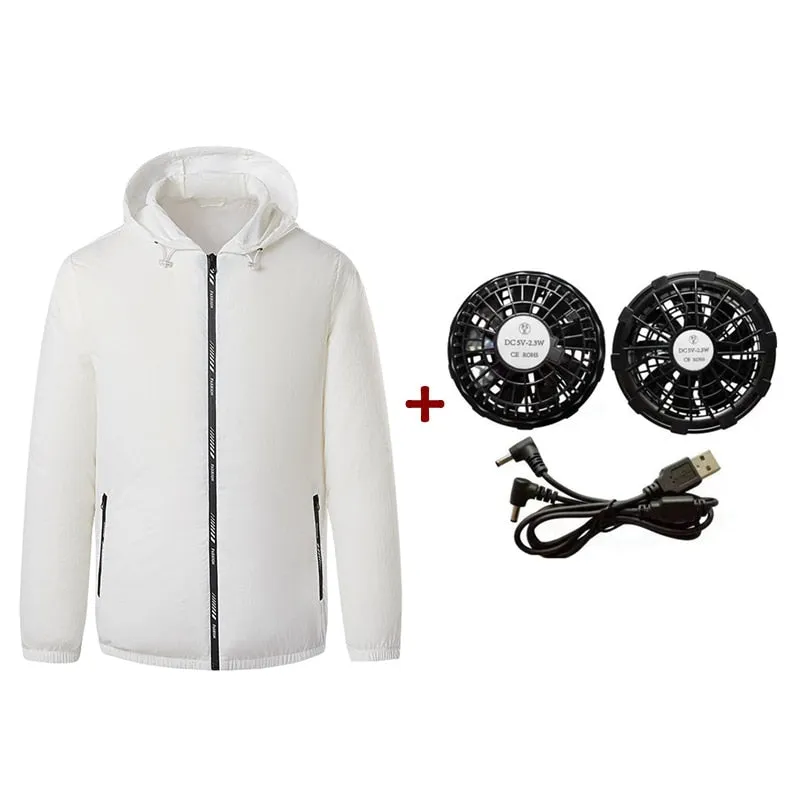 Outdoor Summer Cooling Fan Jacket