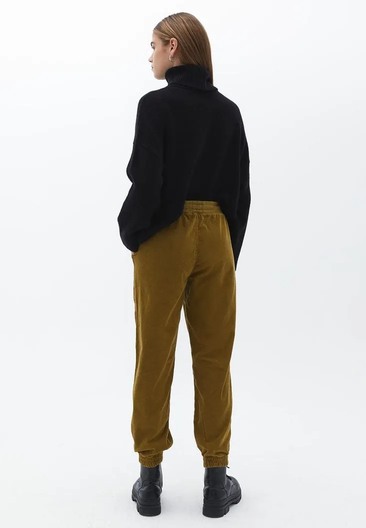 OXXO -  Mid Rise Cord Velvet Jogger Pants