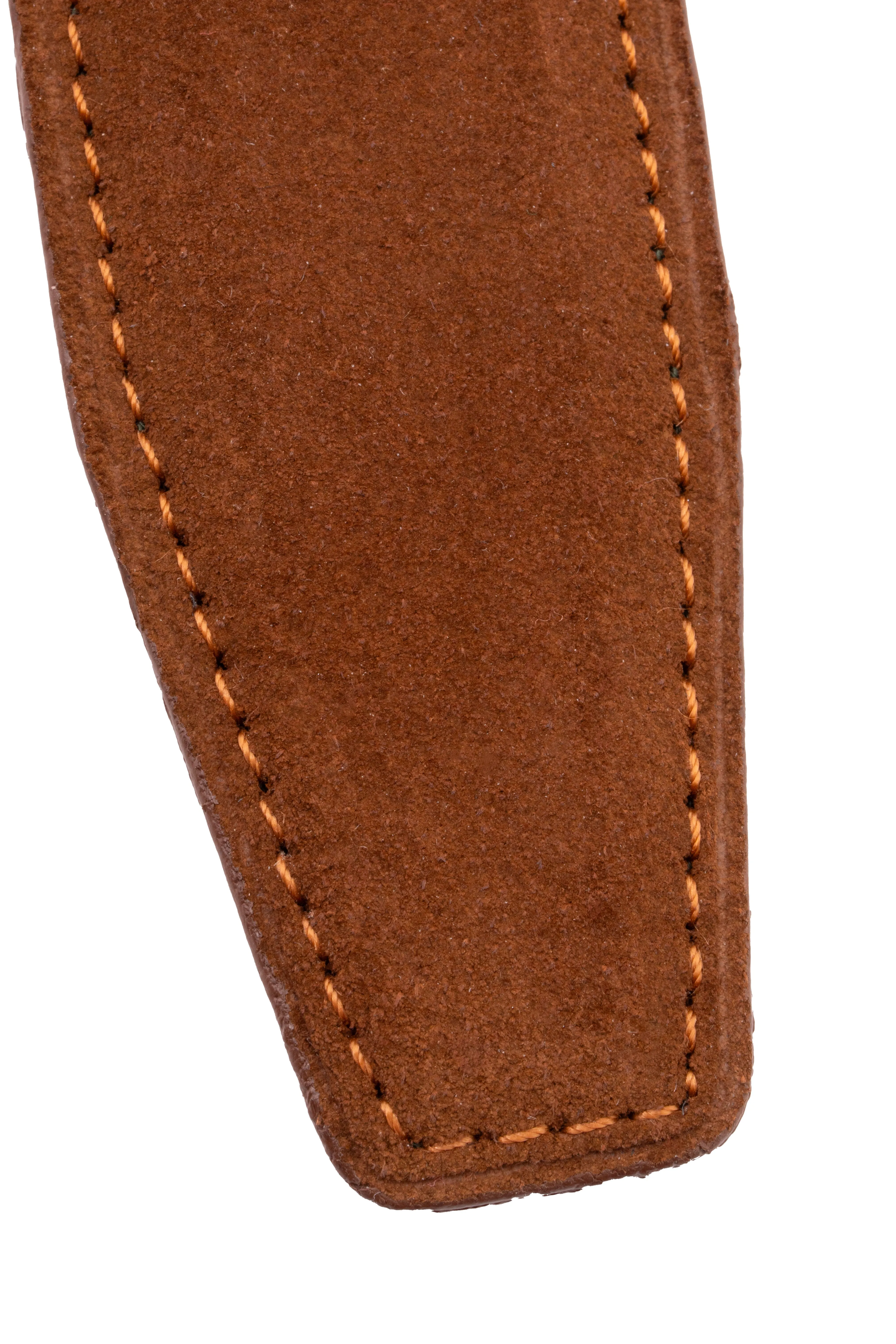 Polo Brown Suede Calf Leather Belt