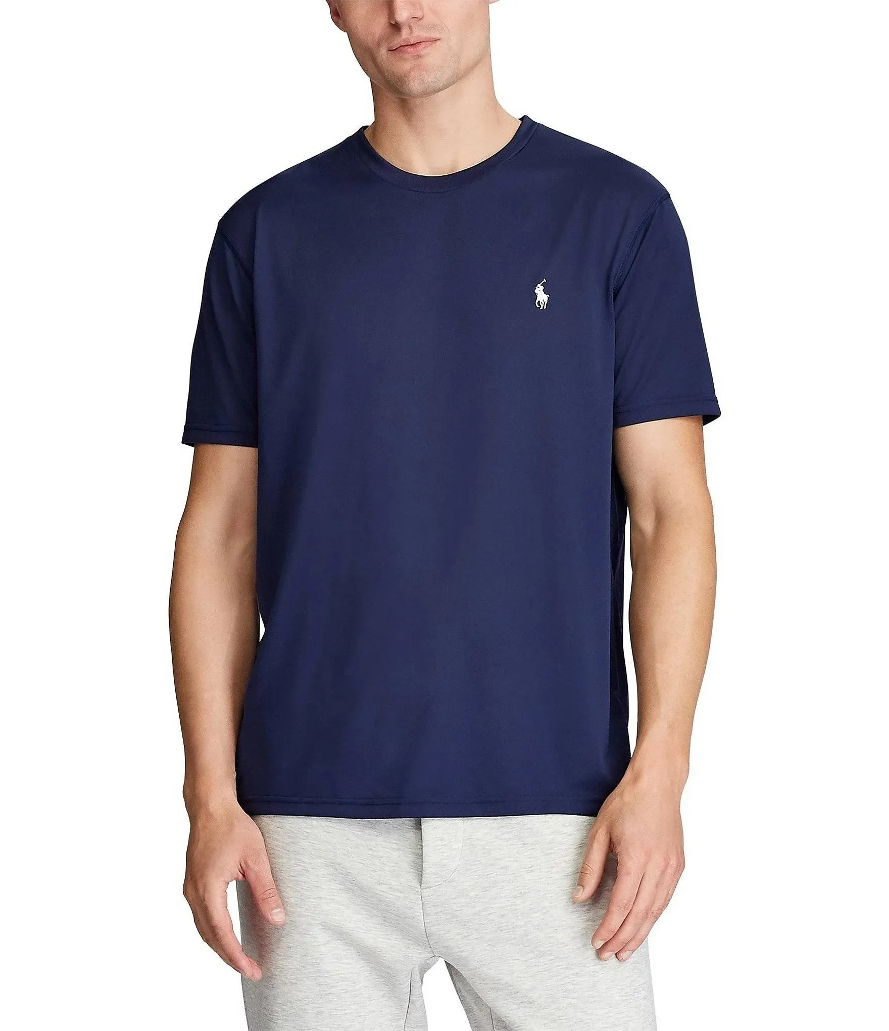 Polo Ralph Lauren Men&s Performance Jersey T-Shirt - Navy - XL