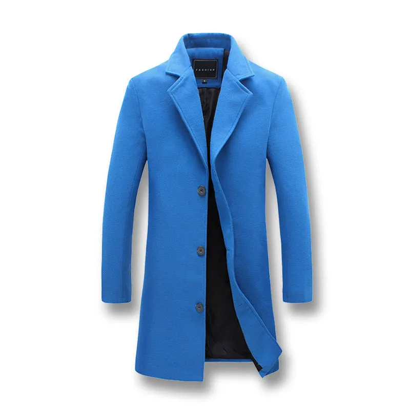 Pologize™ Long Button Business Coat