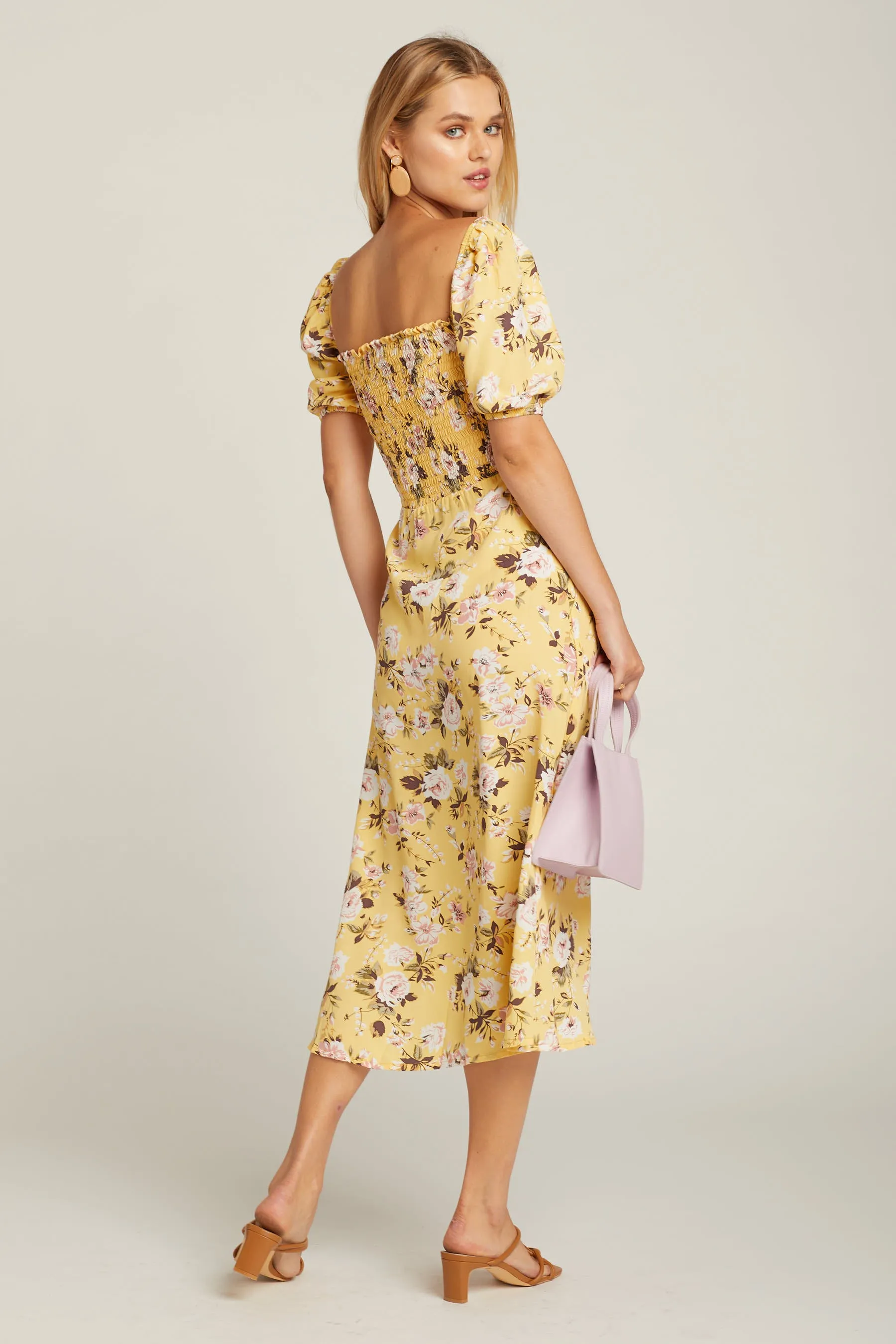 Pomeline Floral Majorelle Dress