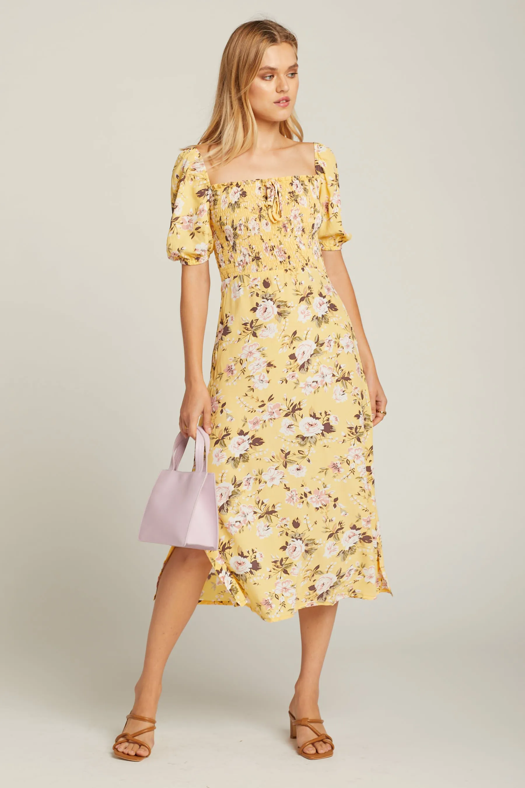 Pomeline Floral Majorelle Dress