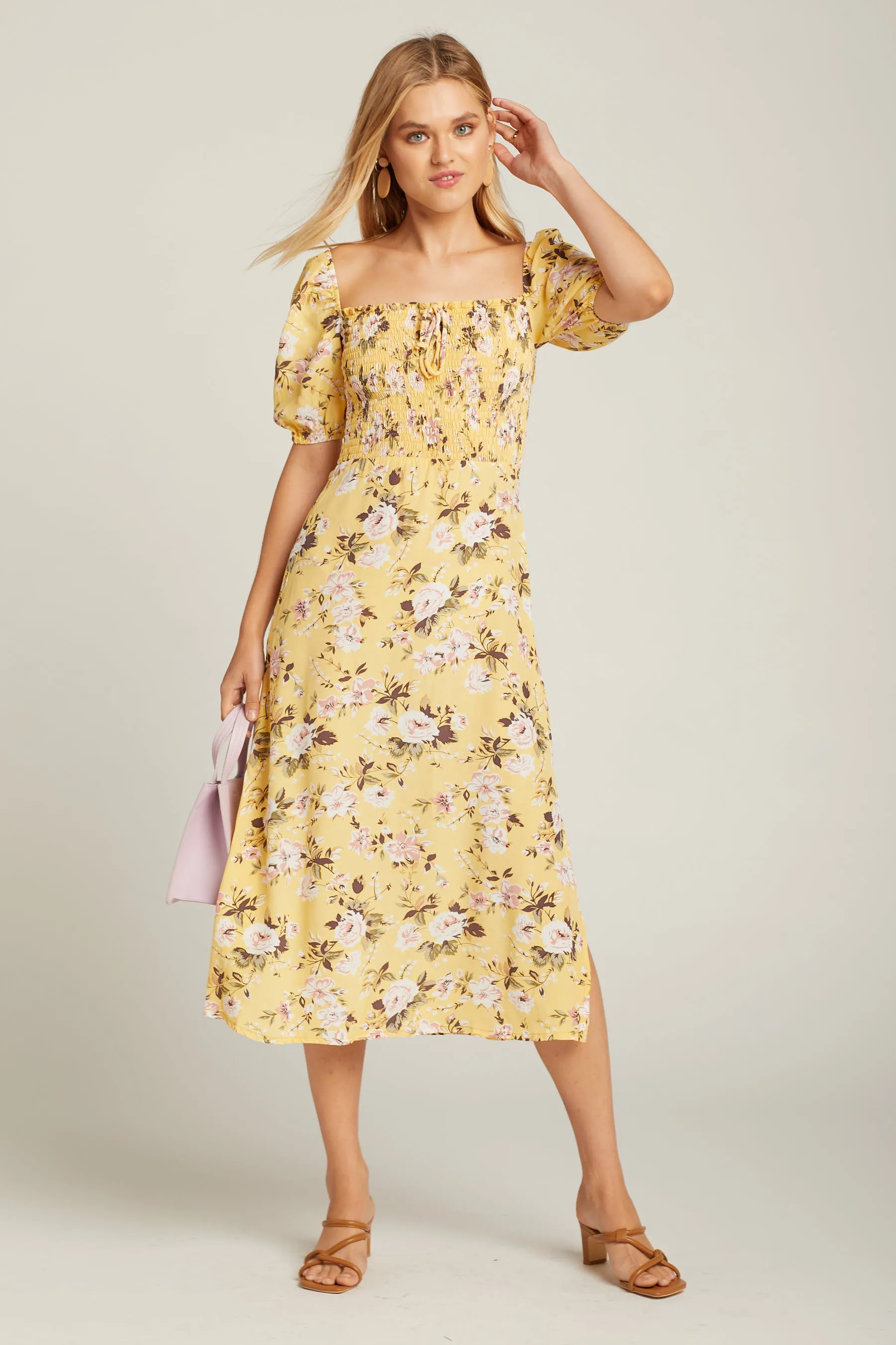 Pomeline Floral Majorelle Dress