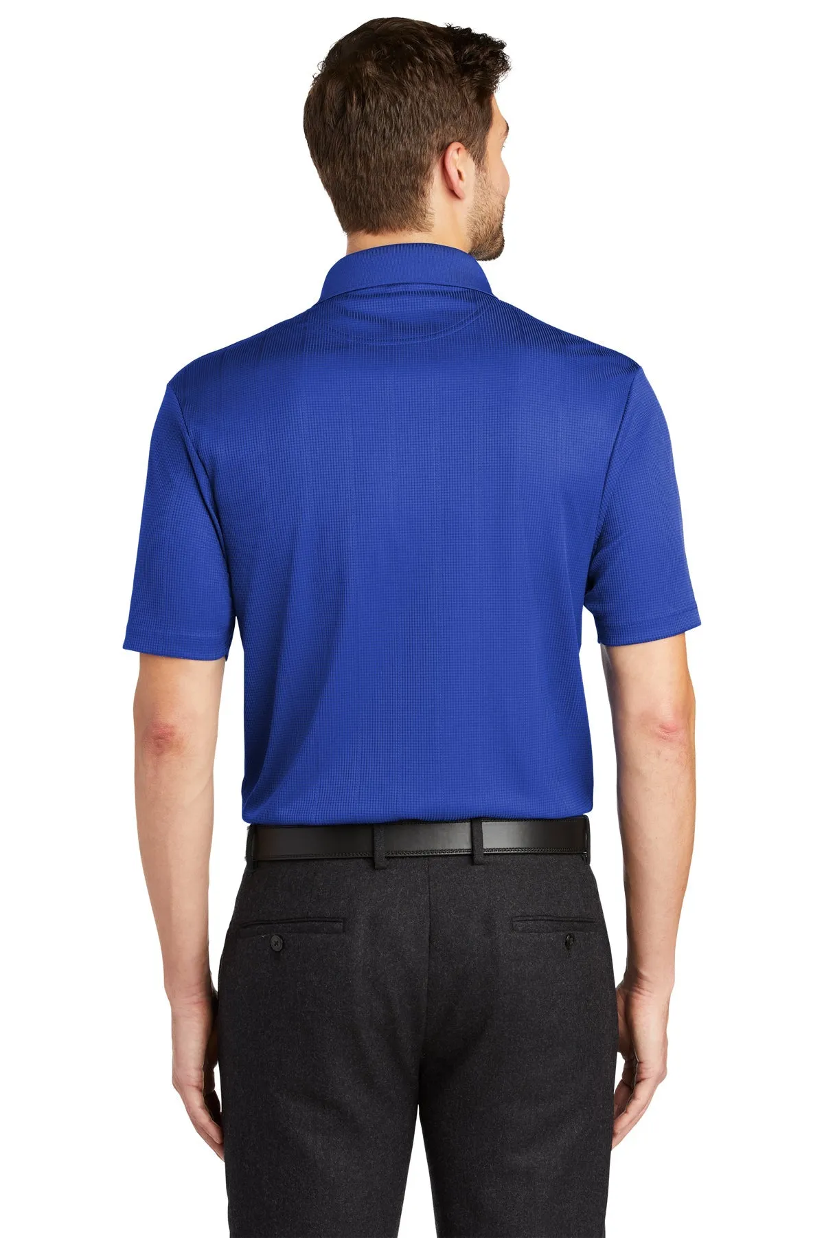 Port Authority Performance Customized Fine Jacquard Polos, Hyper Blue