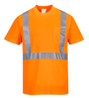 Portwest Hi-Vis Pocket T-Shirt