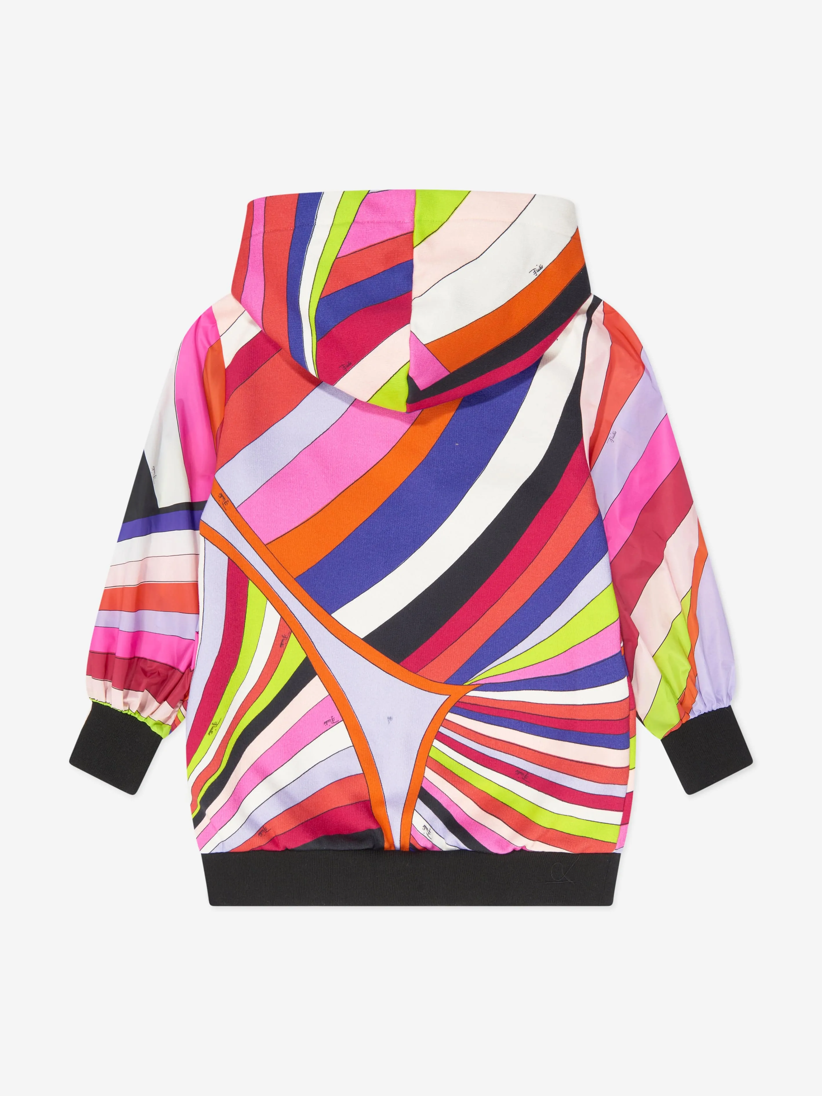 Pucci Girls Hooded Sweater Dress in Multicolour