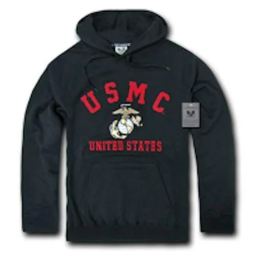 Pullover Hoodie Sweatshirt US Military Navy Air Force Army Marines Coast Guard