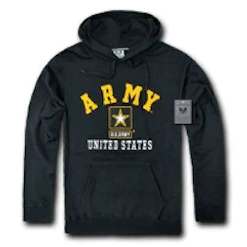 Pullover Hoodie Sweatshirt US Military Navy Air Force Army Marines Coast Guard