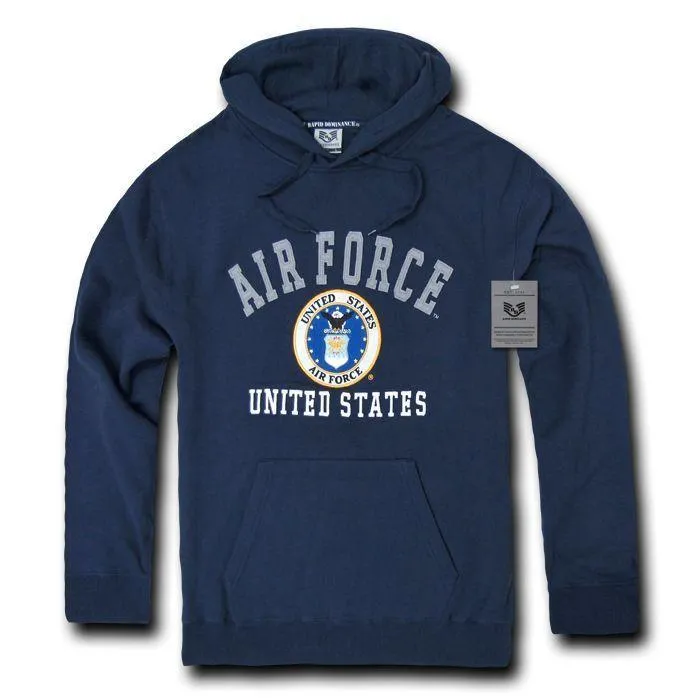 Pullover Hoodie Sweatshirt US Military Navy Air Force Army Marines Coast Guard