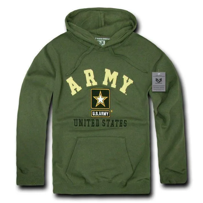 Pullover Hoodie Sweatshirt US Military Navy Air Force Army Marines Coast Guard