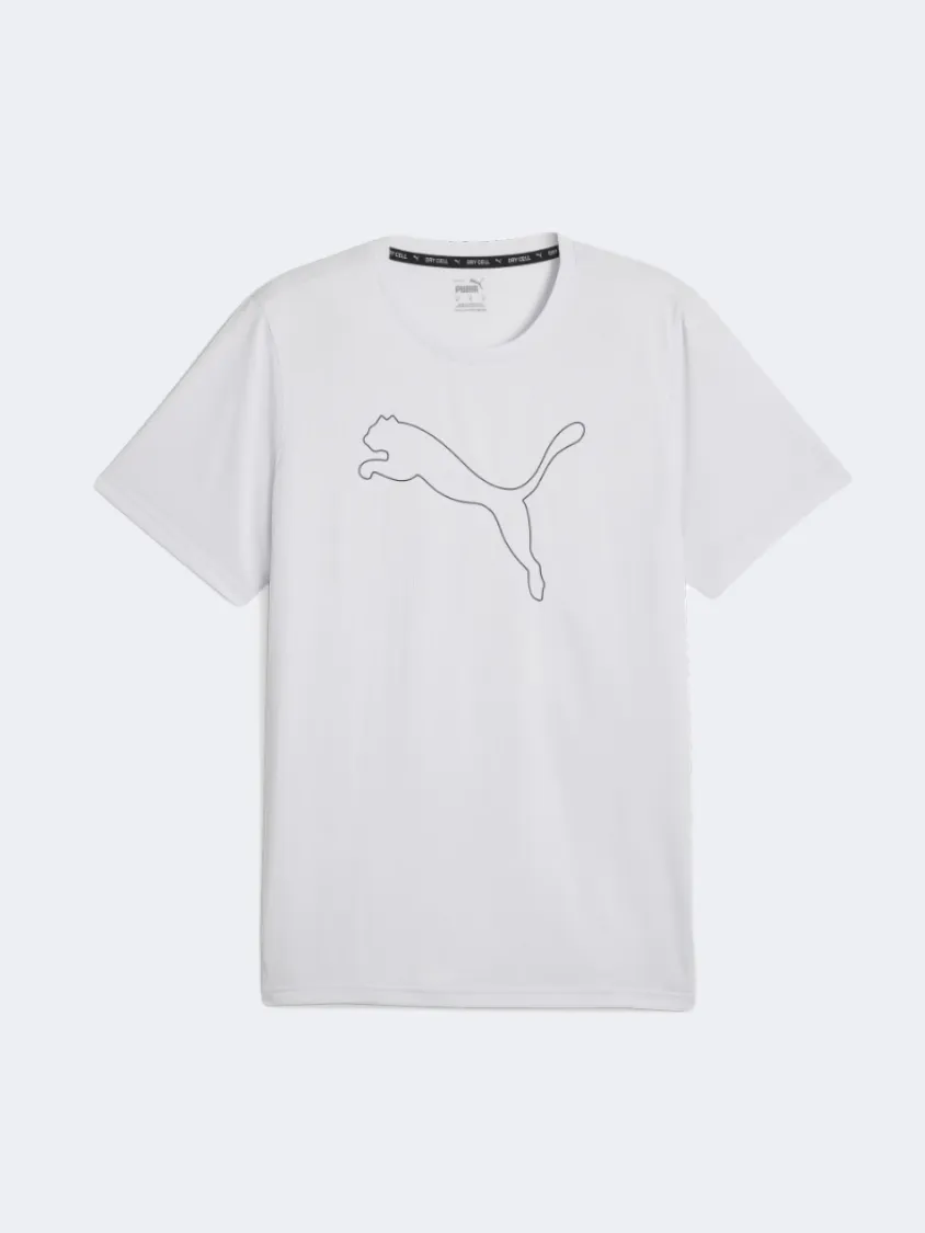 Puma Performance Cat Men Training T-Shirt Silver Mist