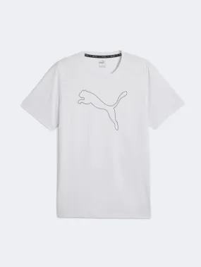 Puma Performance Cat Men Training T-Shirt Silver Mist