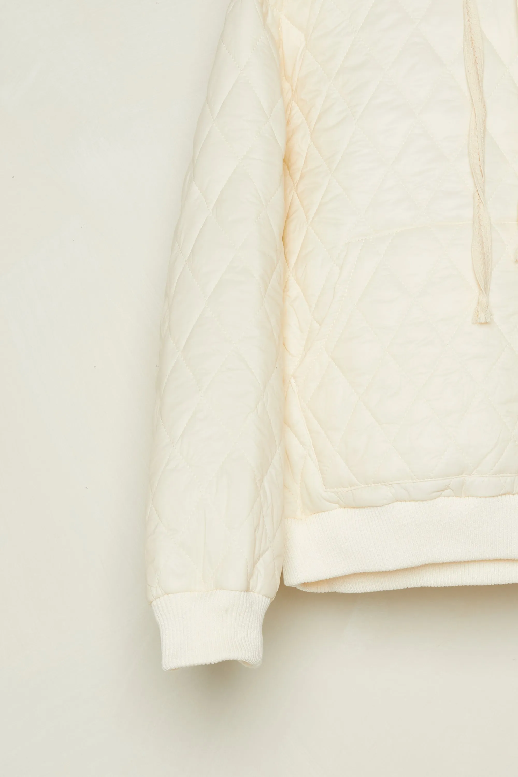 QUILTED HOODIE