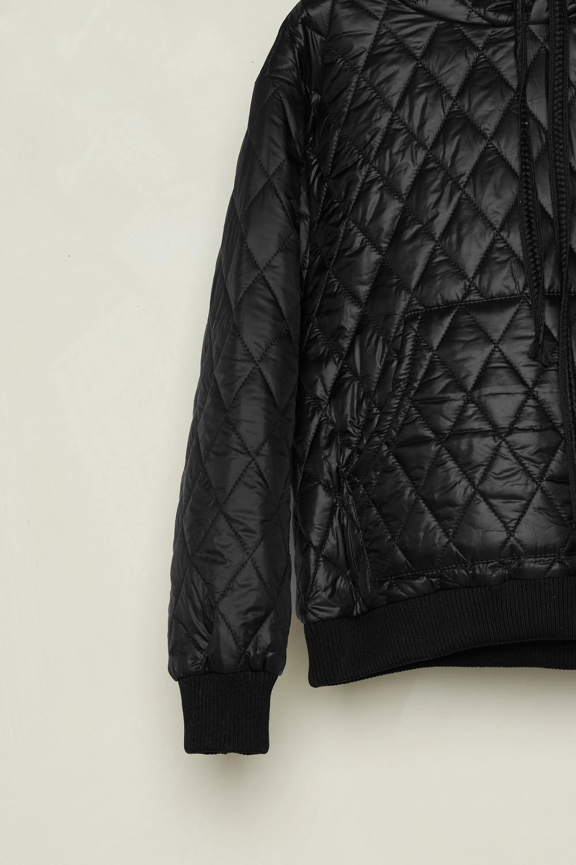 QUILTED HOODIE