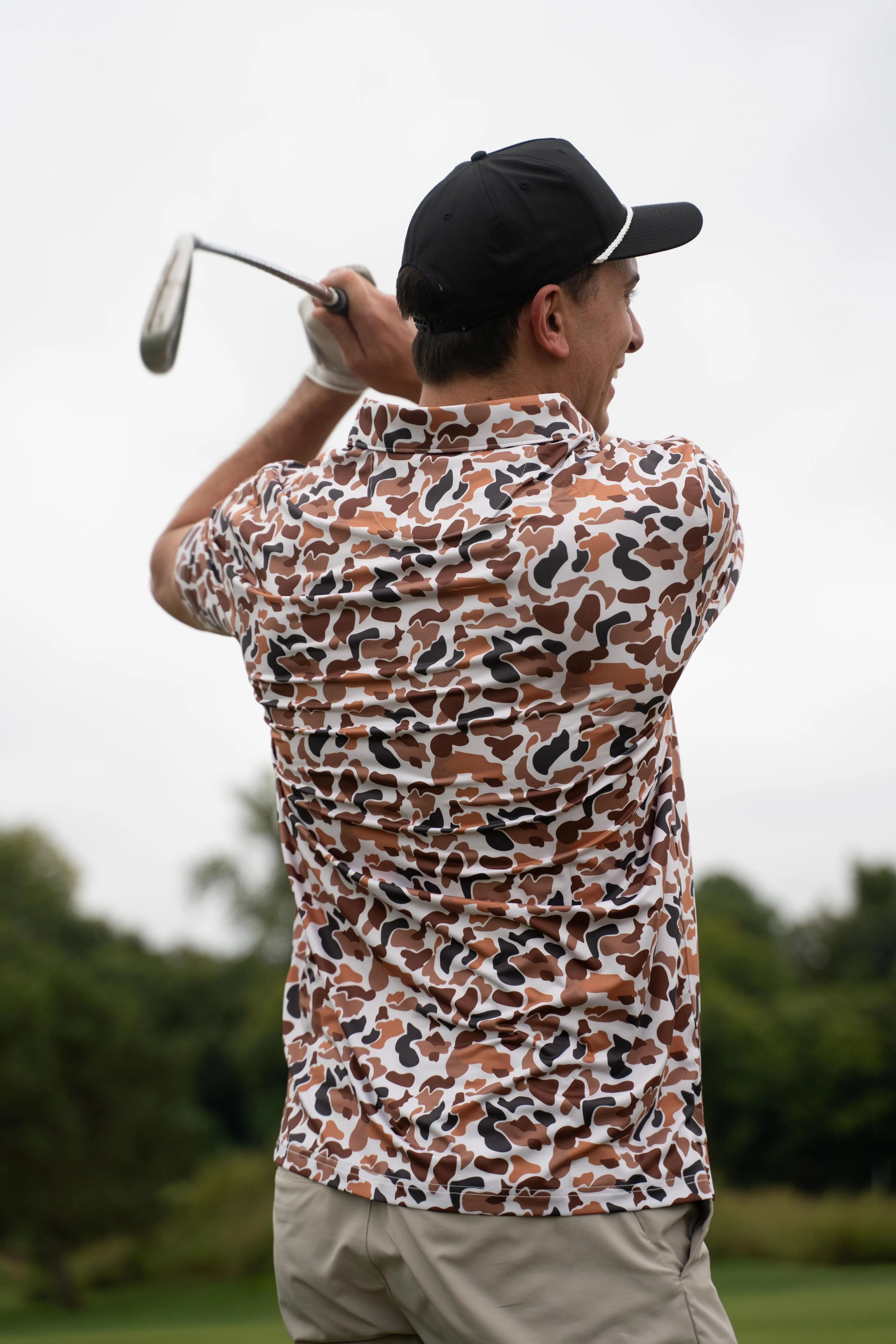 "Clubhouse Camo" Golf Polo