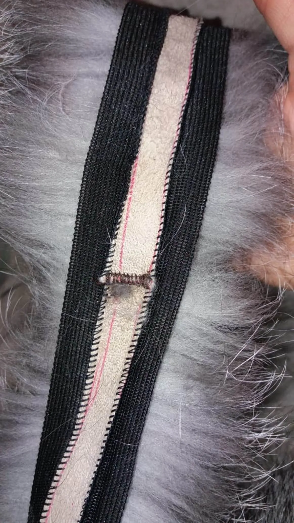 READY TO SHIP, Real Silver Fox Fur Trim Hood, Fur collar trim, Fox Fur Collar, Fur Scarf, Fur Ruff, Fox Fur Hood, Fox Fur, Fur stripe, Coat