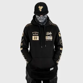 RR GP Scoop Pullover Hoodie {Gold on Black}