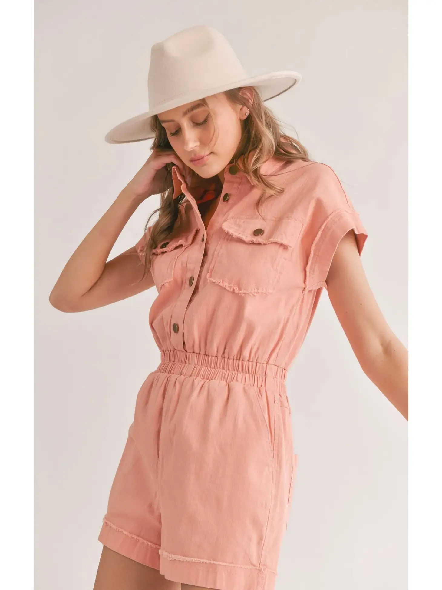 Sadie & Sage Clear Eyes Denim Romper