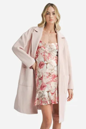 Sadie & Sage Hayley Open Coat in Light Pink