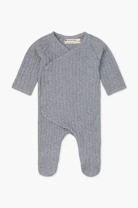 SALE - Quilted Romper_Heather Grey