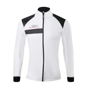 Santic Fodi White Men Cycling Jackets Long Sleeve