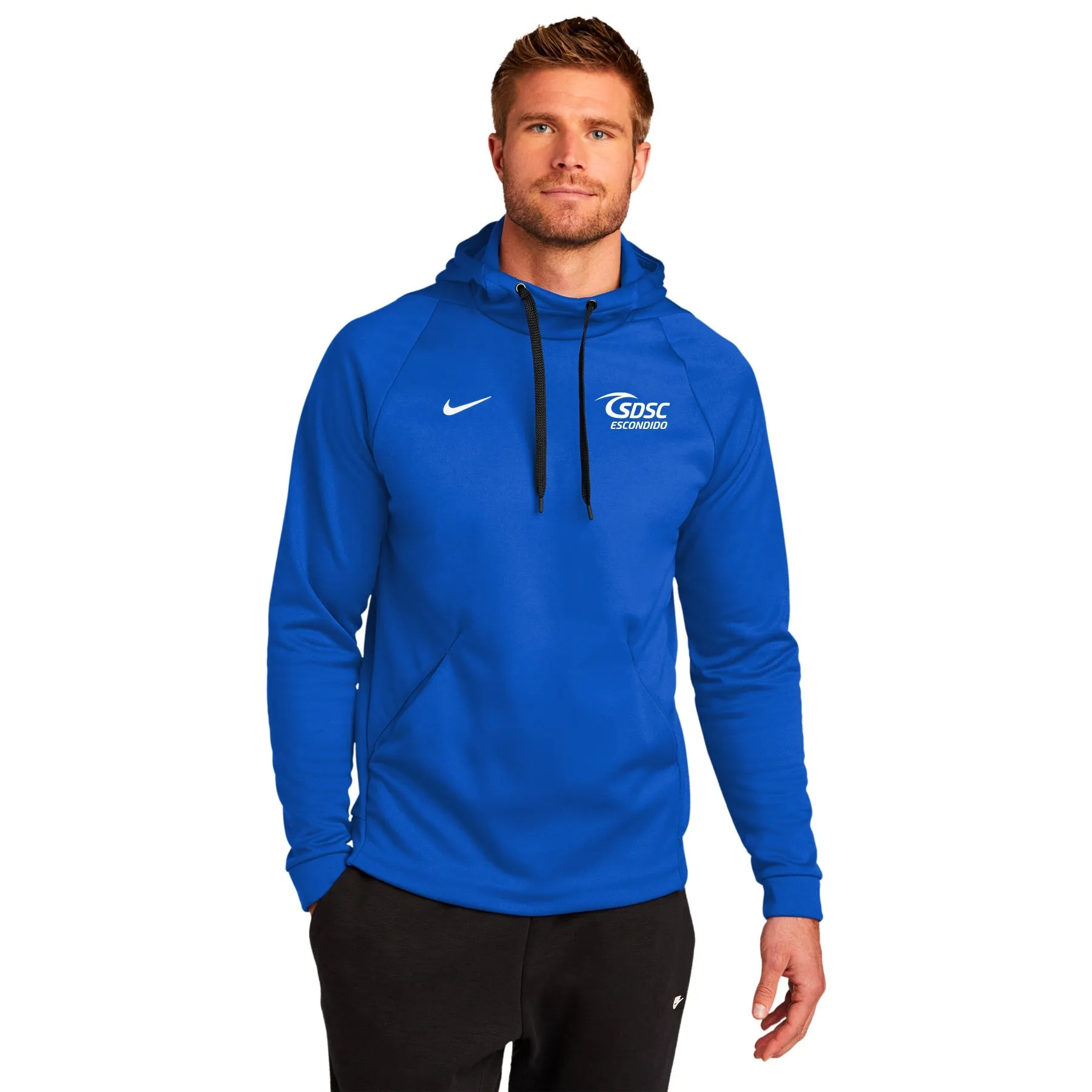 SDSC ESCONDIDO EMBROIDERED LOGO NIKE THERMA-FIT PULLOVER FLEECE HOODIE