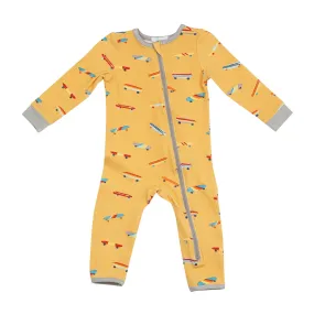 Skateboard Zipper Romper Size 6-12 Months