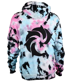 Solid Tie Dye P/O Hooded Sweatshirt