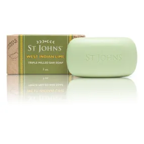 St. Johns WEST INDIAN LIME BODY SOAP