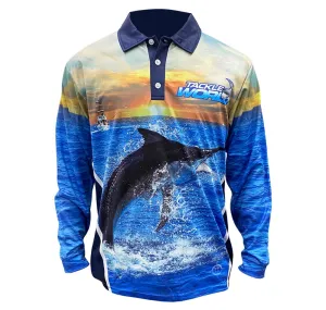 Tackle World Angler Series Marlin Kids Fishing Shirt