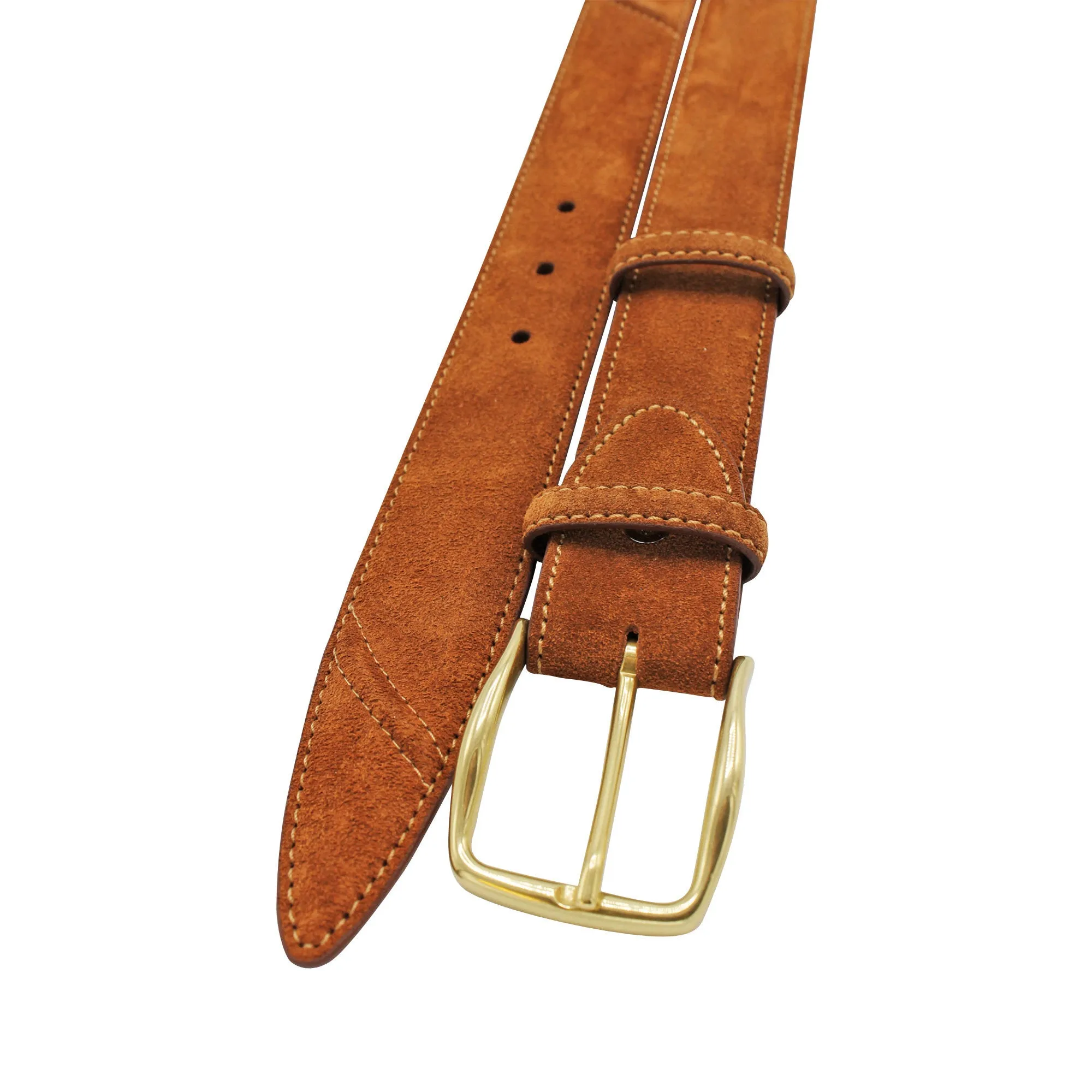 Tan Suede 'Hancock' Belt