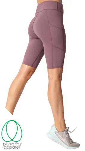 The Basics Biker Booty Shorts - Dusty Lavender