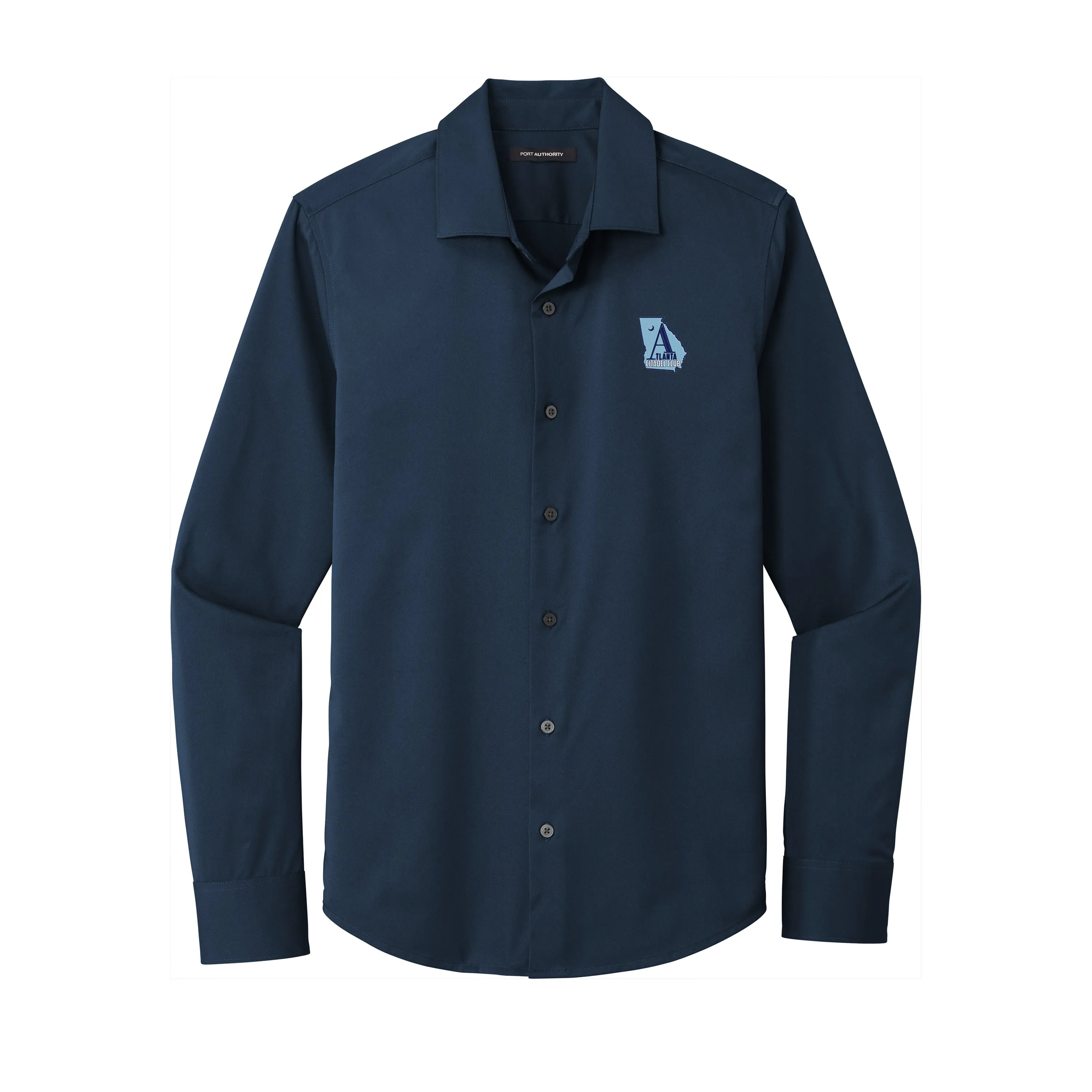 The Citadel, Atlanta Citadel Club Long Sleeve Stretch Shirt