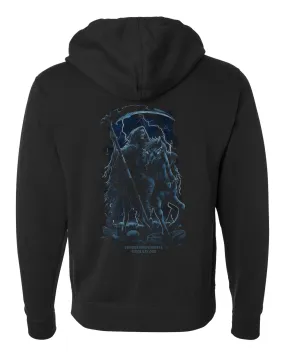 The Reaper - on Black Pullover Hoodie