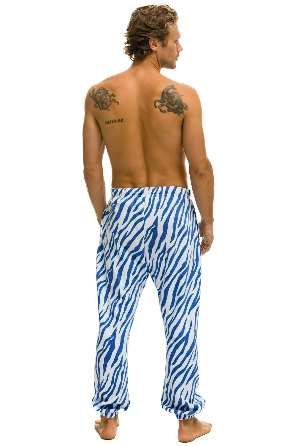 TIGER SWEATPANTS - BLUE TIGER