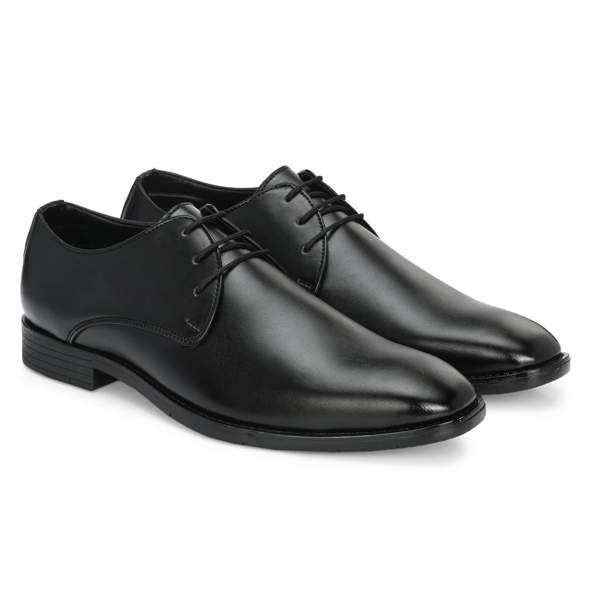 Toro Blu Men's Leather Formal Wrinkle Free Shoes