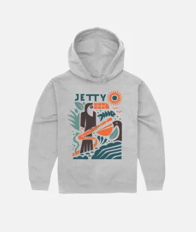 Tot Toucan Hoodie - Heather Grey