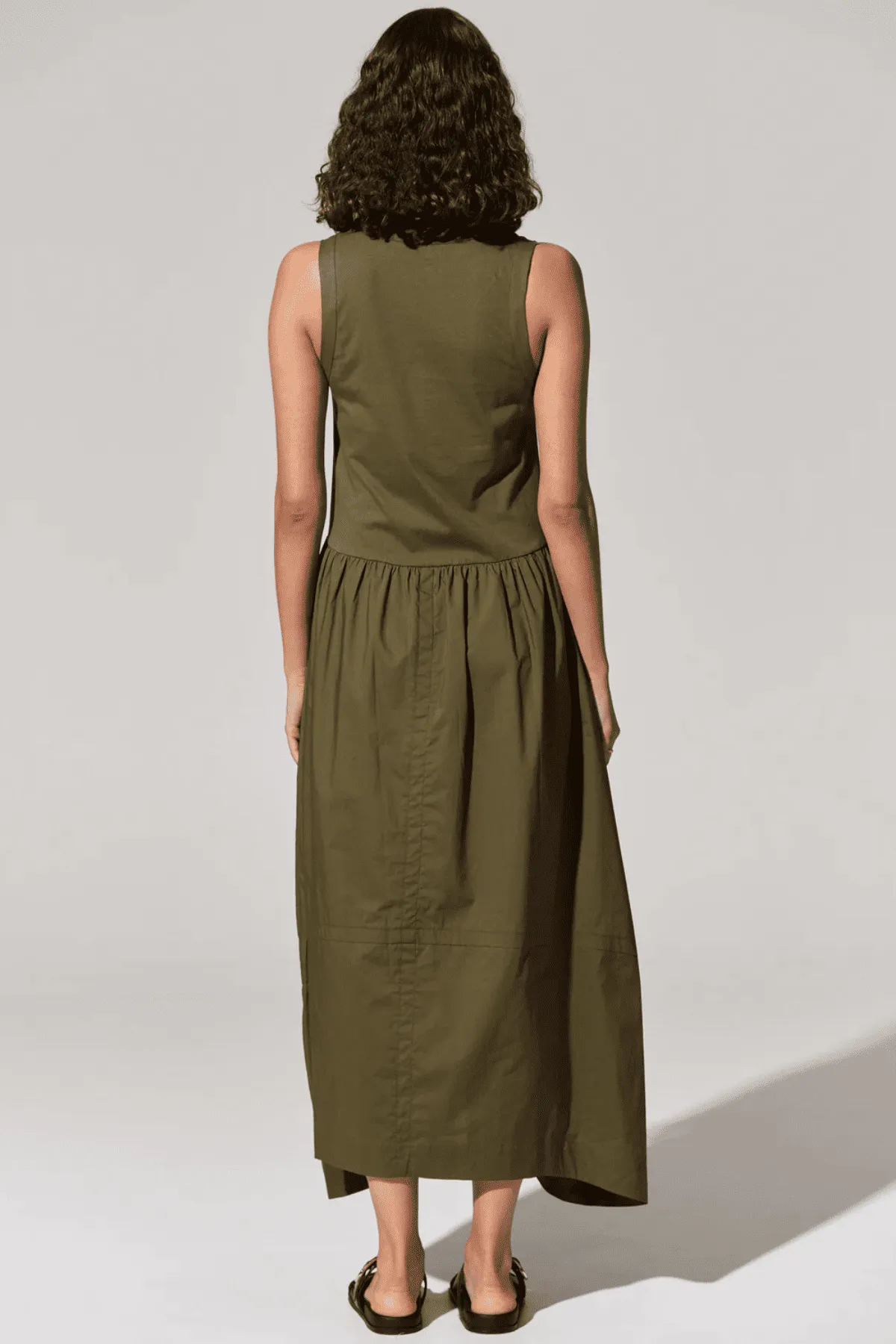 TOYA TANK DRESS KHAKI