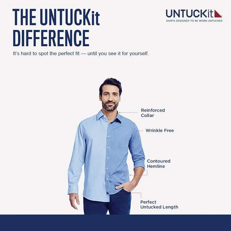 UNTUCKit - Men's Hillside Select Wrinkle-Free Long Sleeve Shirt