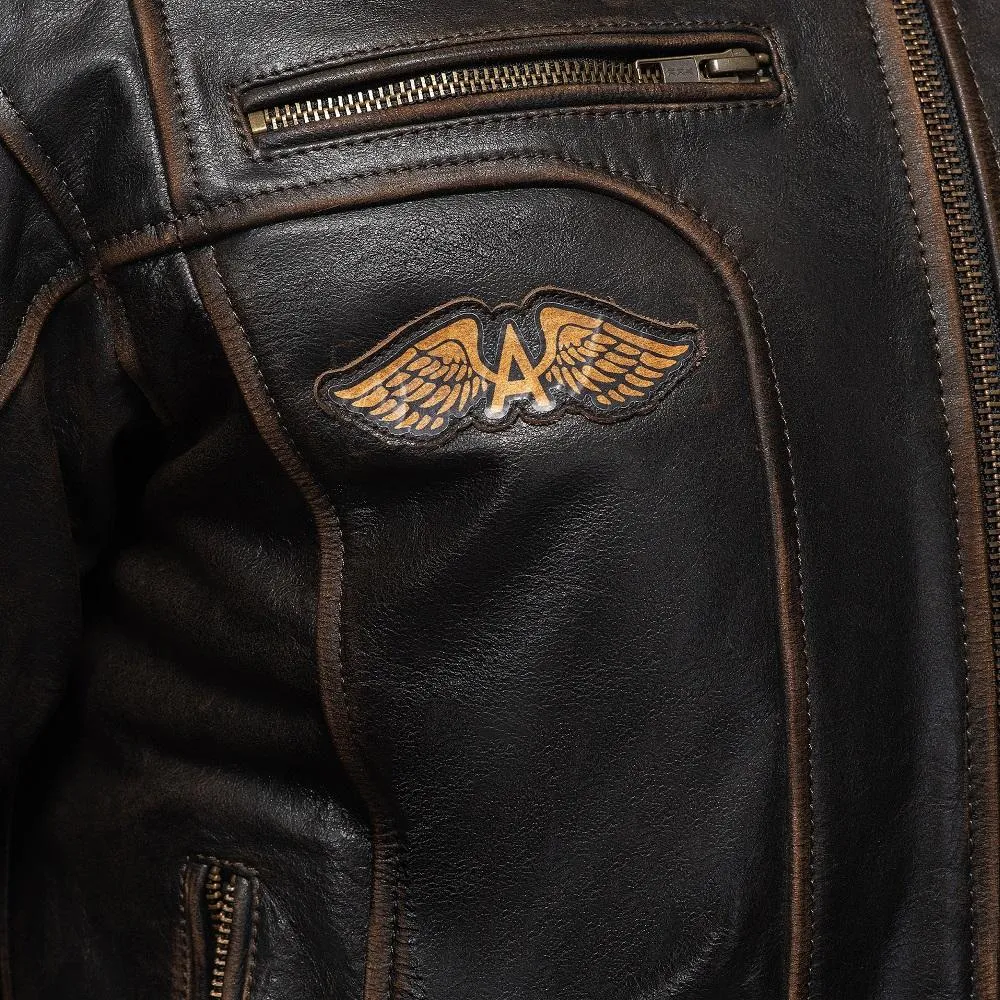 Vivi Il Momento Retro Motorcycle Leather Jacket