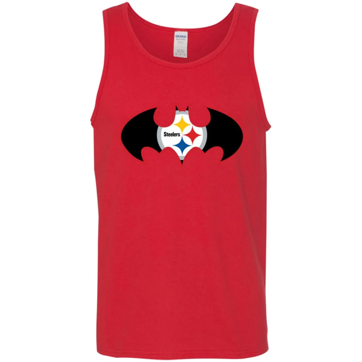 We Are The Pittsburgh Steelers Batman Nfl Mashup Men Cotton Tank