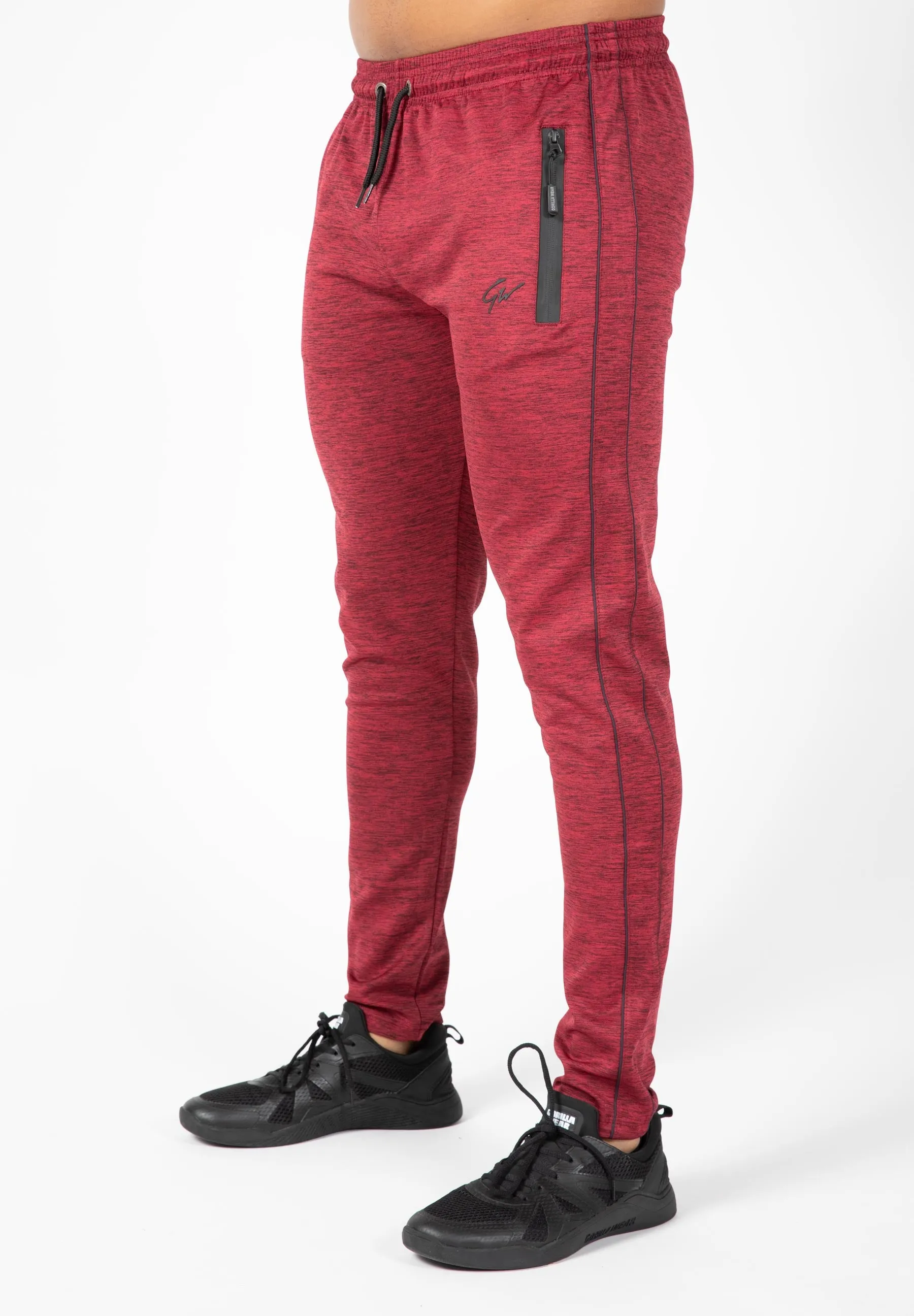 Wenden Track Pants - Burgundy Red