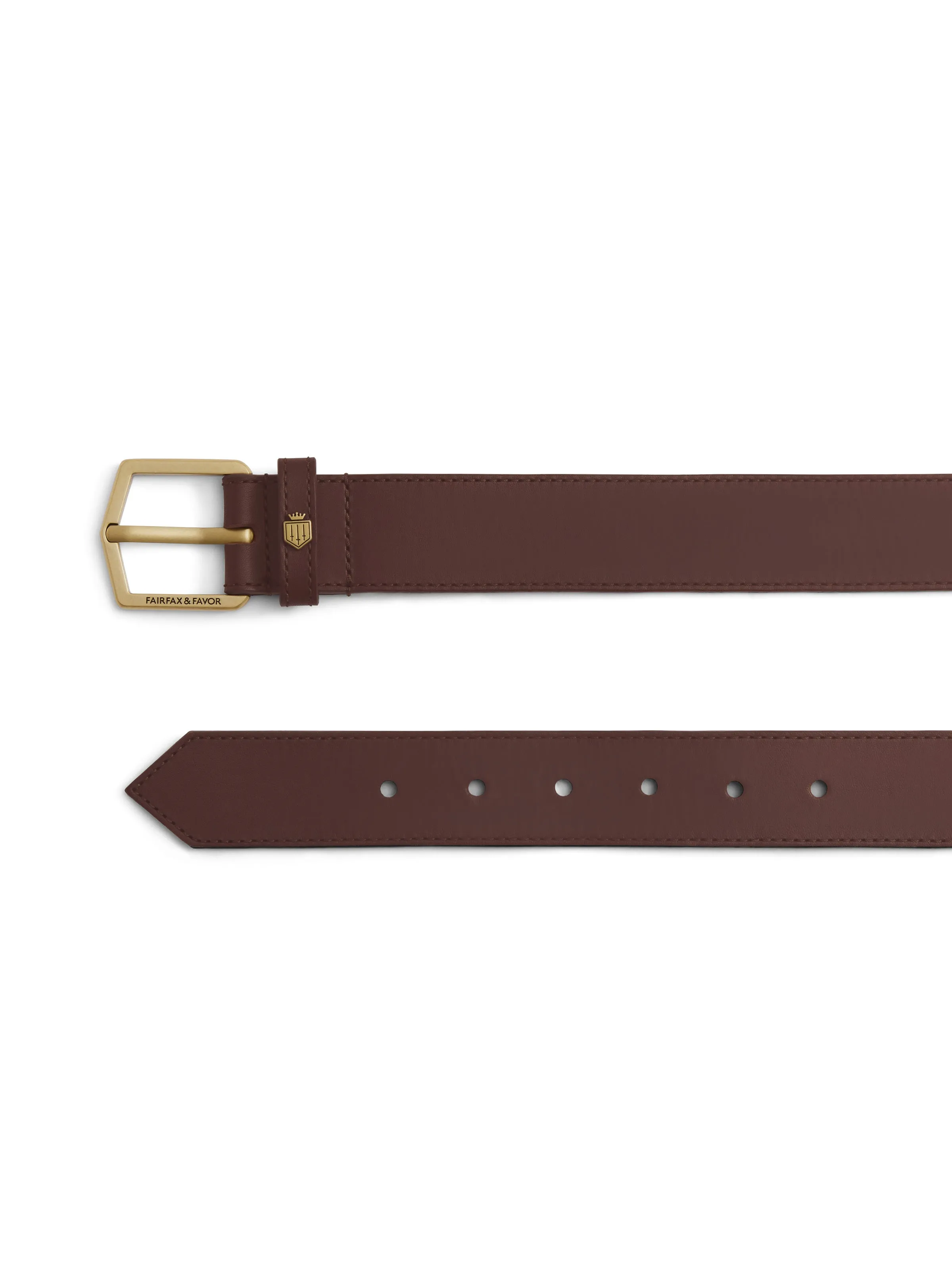 Wentworth Belt - Mahogany Leather