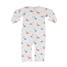 White Dino Boys Romper